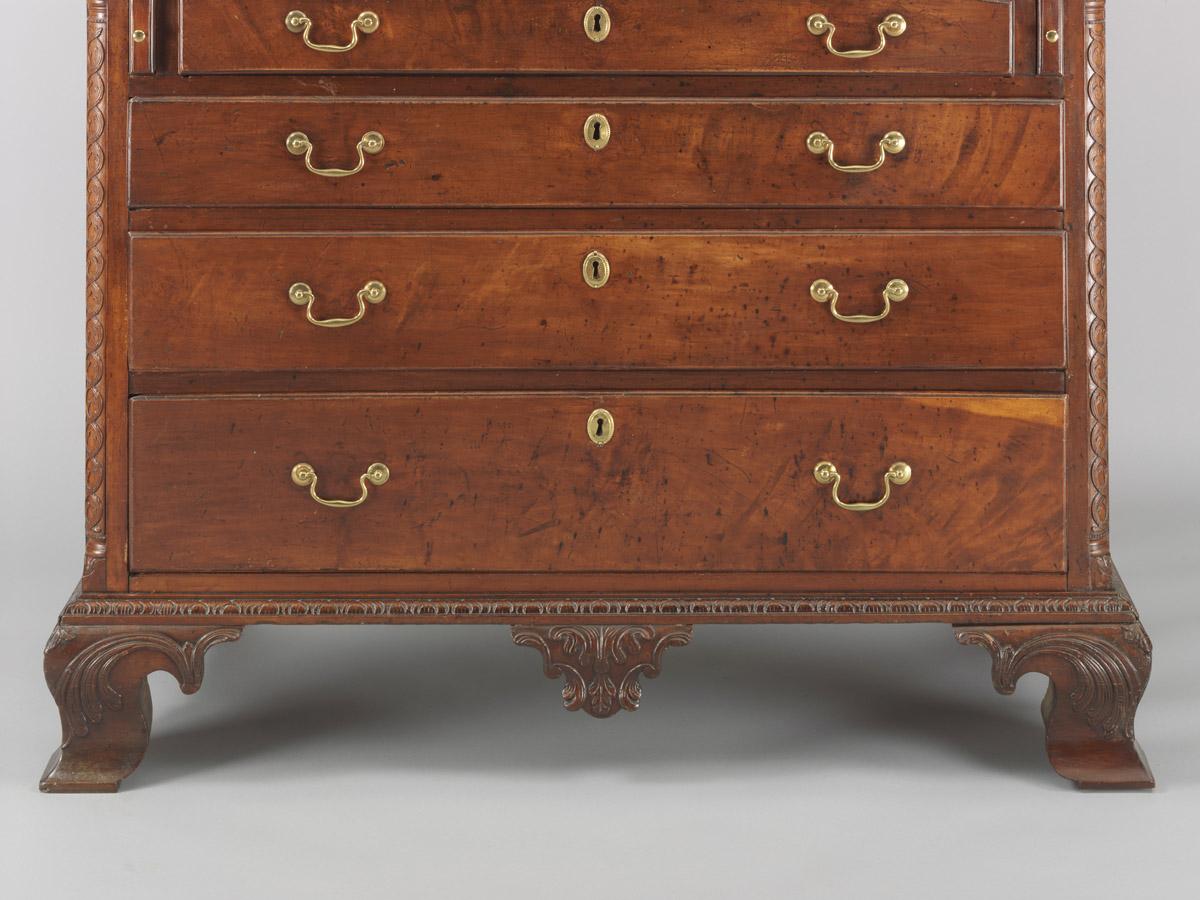 1951.0056 Desk and bookcase (detail 3)