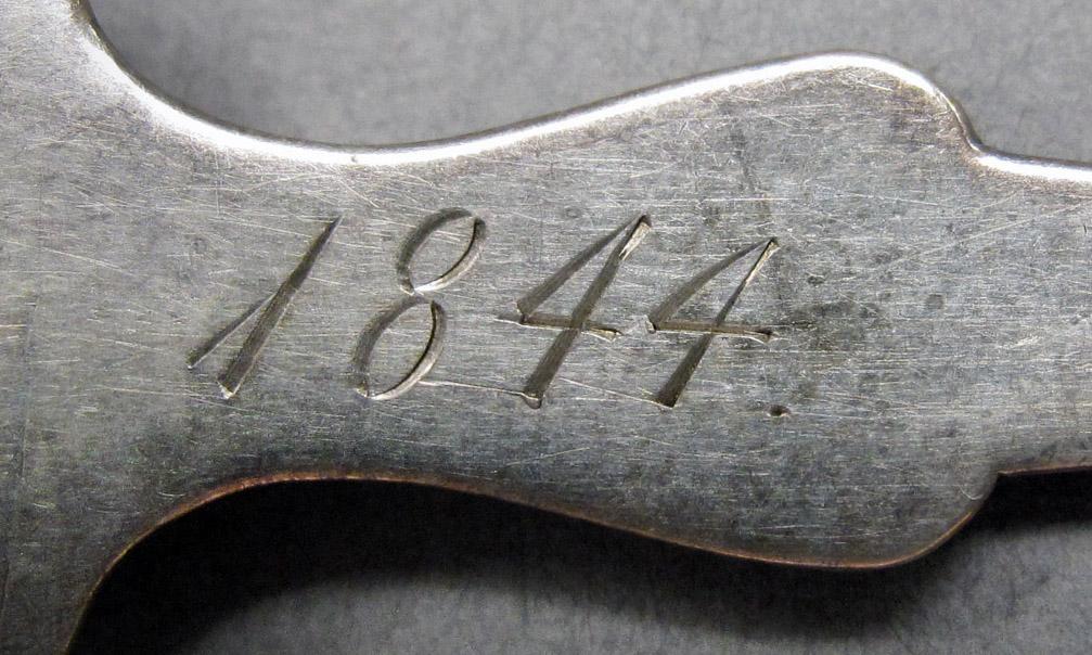 1970.0087.001 Salt spoon engraving