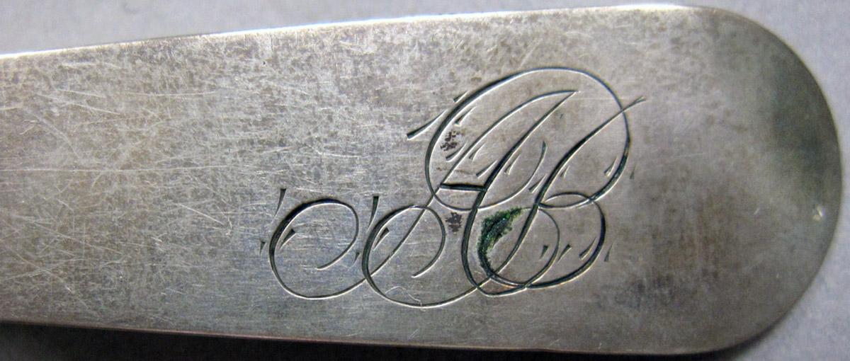 1970.0088 Teaspoon engraving
