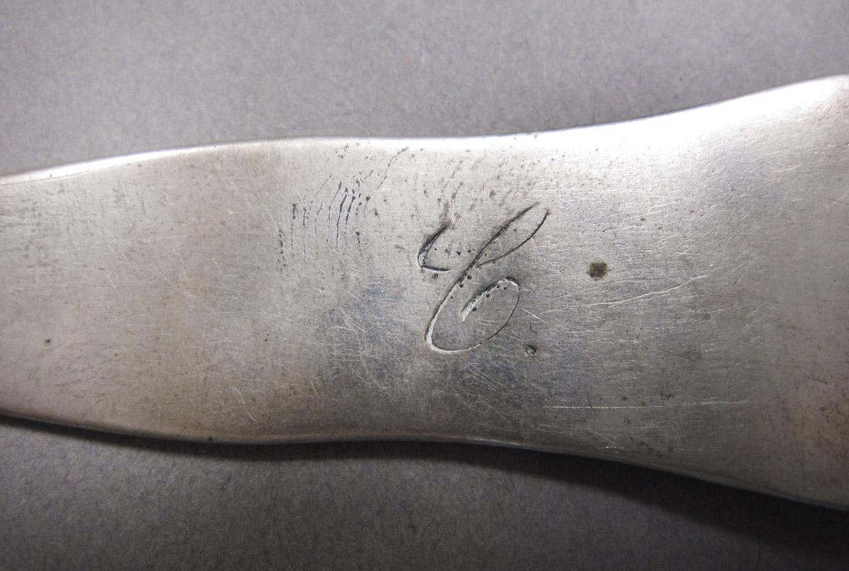 1970.0110 Spoon, engraving