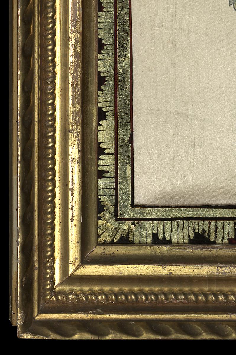 1957.0610 B, C Frame and Glass, Detail