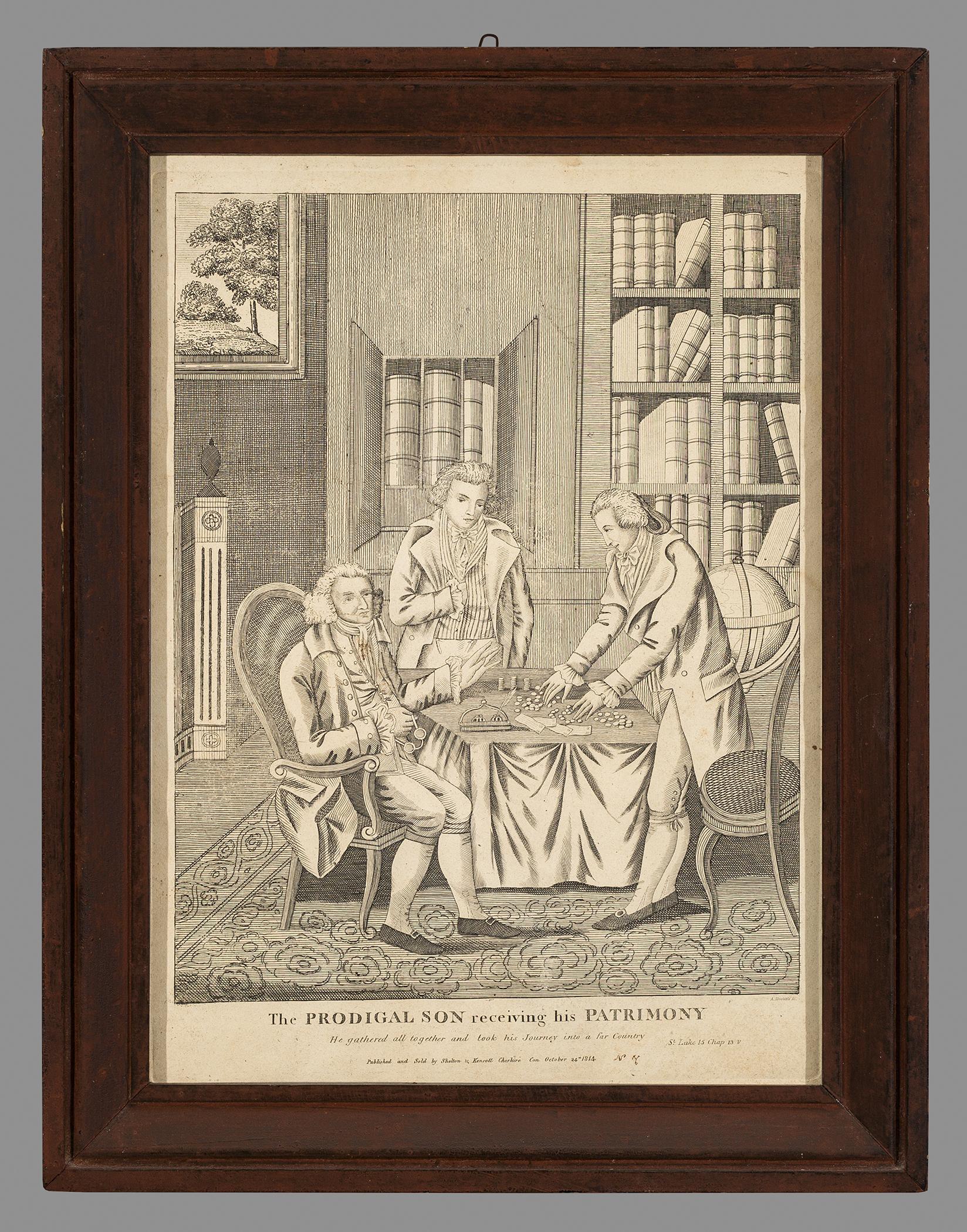 1957.0619.001 A Print, B Frame, view 1