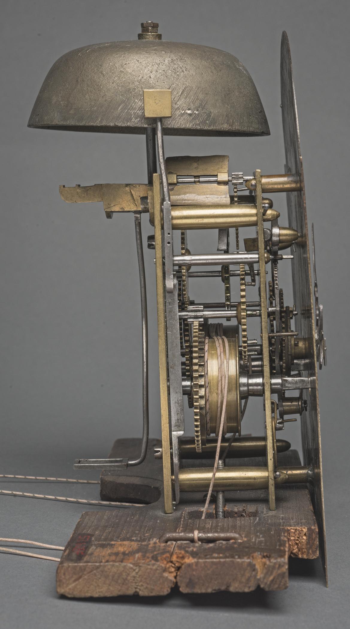 1957.0628 F Clock movement, view 2