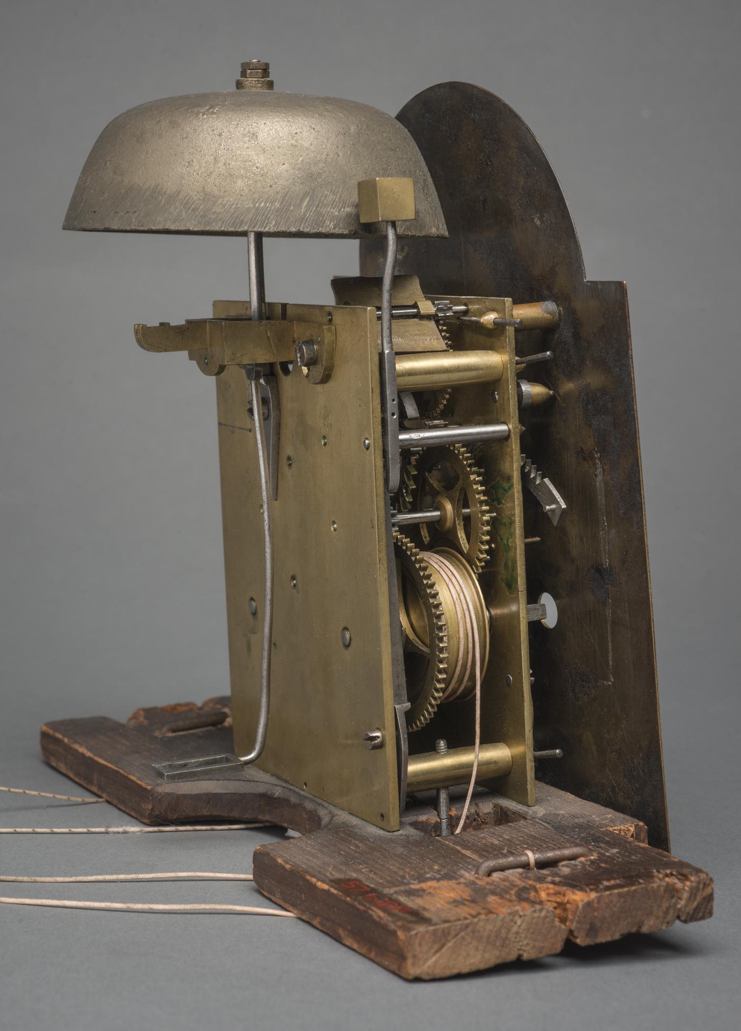 1957.0628 F Clock movement, view 4