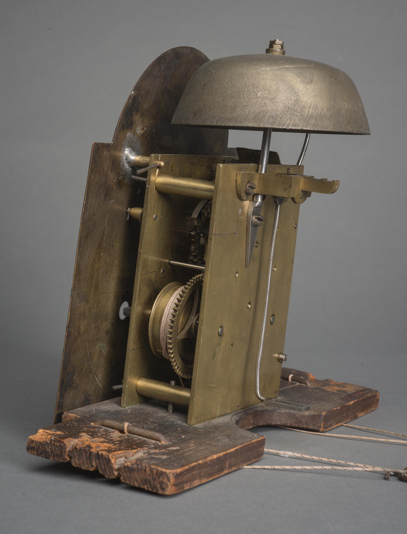 1957.0628 F Clock movement, view 5
