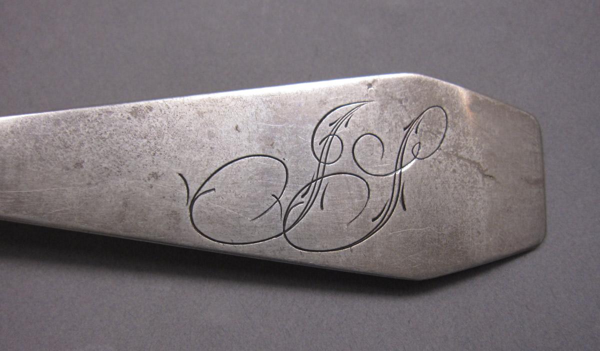1970.0126 Spoon, engraving
