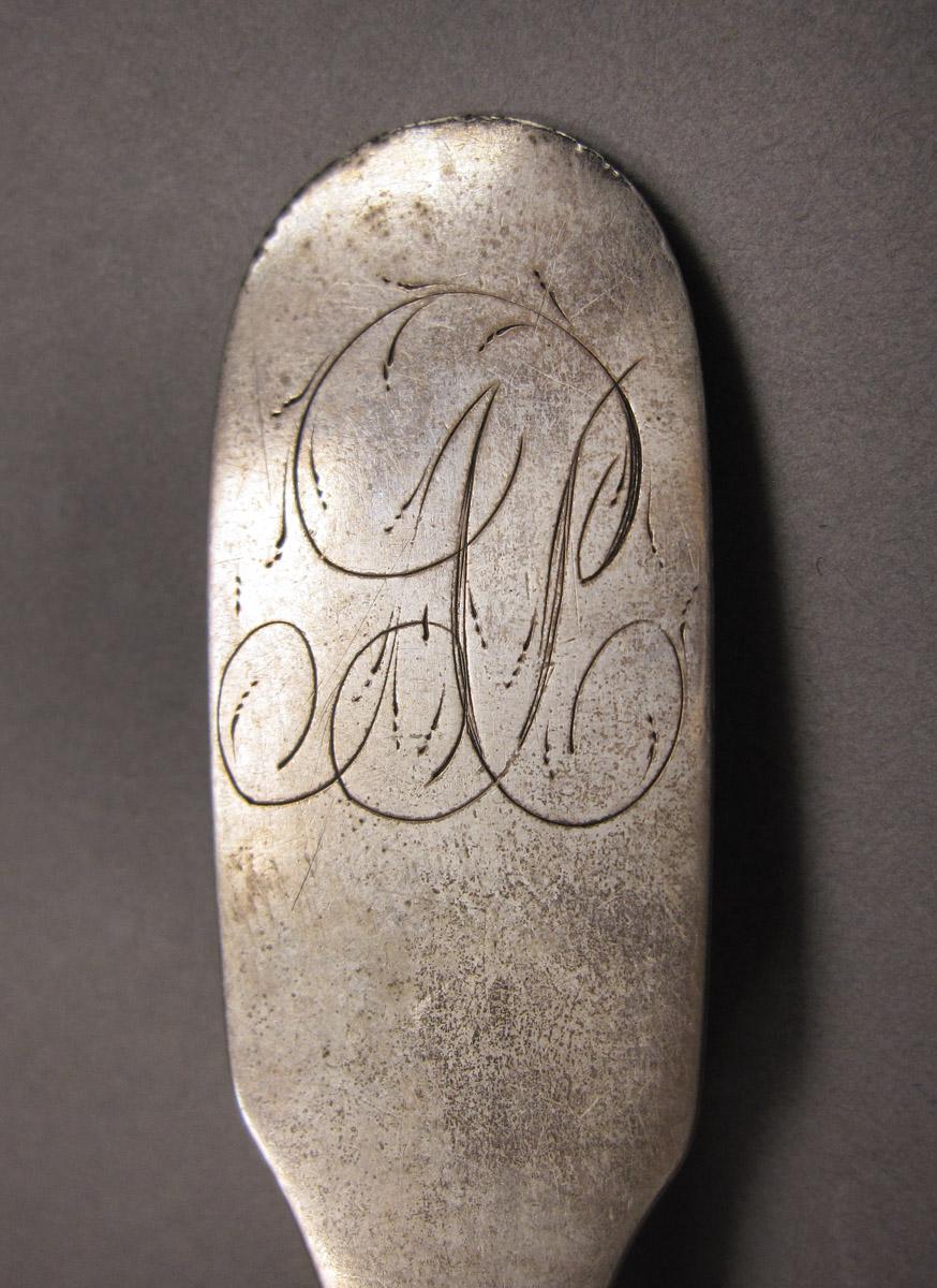 1970.0127 Spoon, engraving