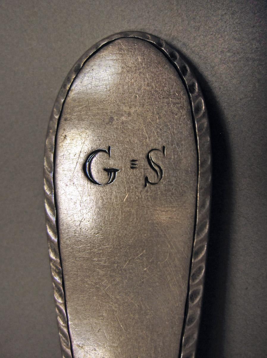 1970.0128 Spoon, engraving