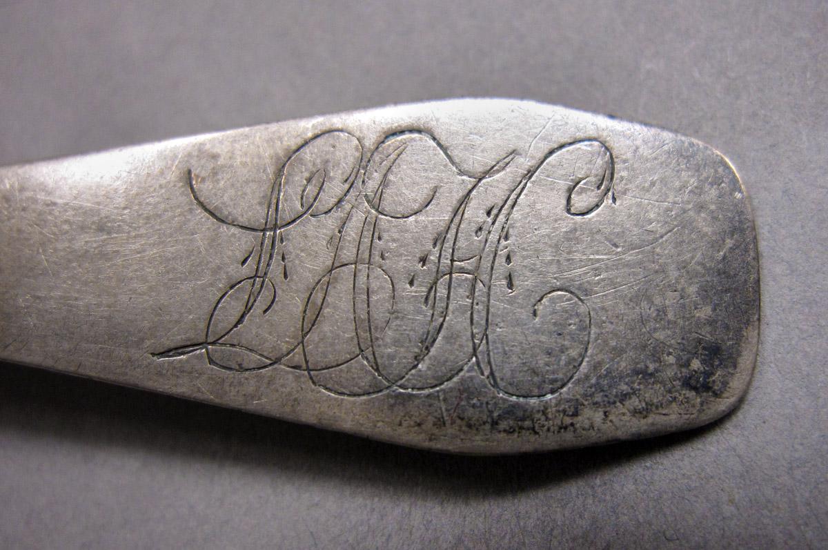 1970.0130 Spoon, engraving