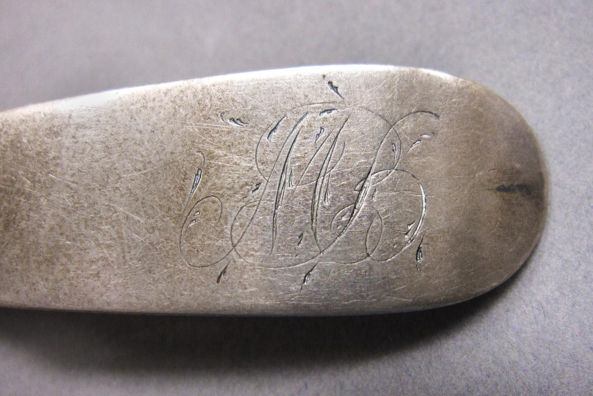 1970.0132 Spoon, engraving