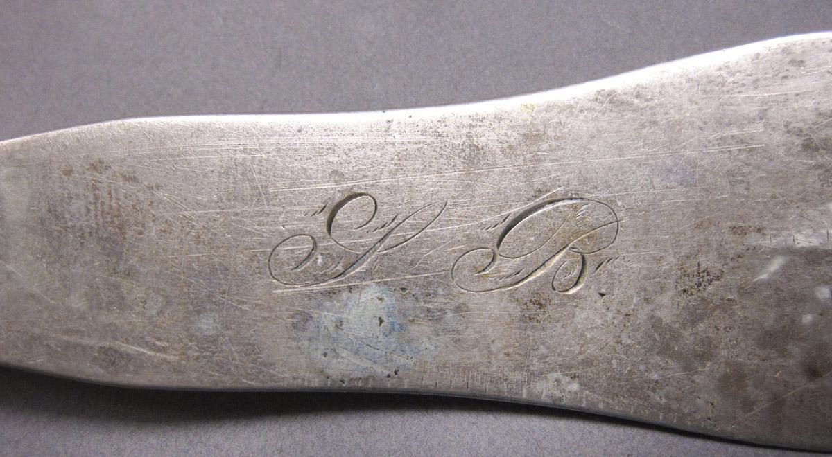 1970.0134 Spoon, engraving