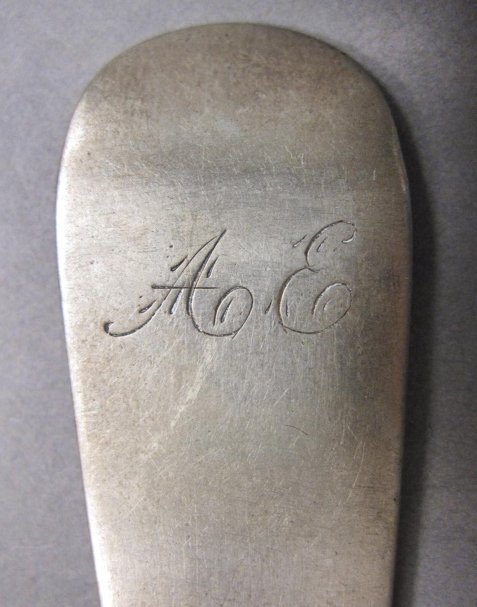 1970.0136 Spoon, engraving