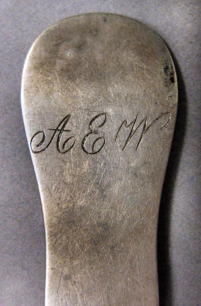 1970.0137 Spoon, engraving