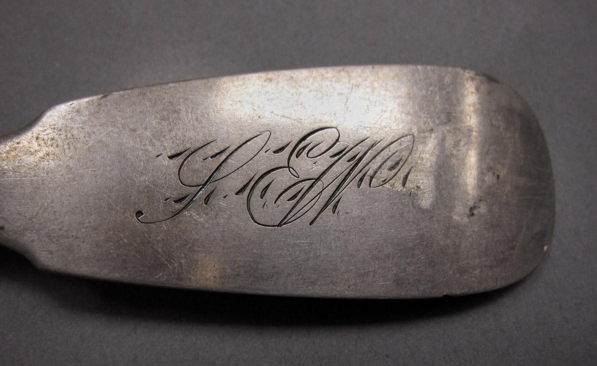 1970.0140 Spoon, engraving