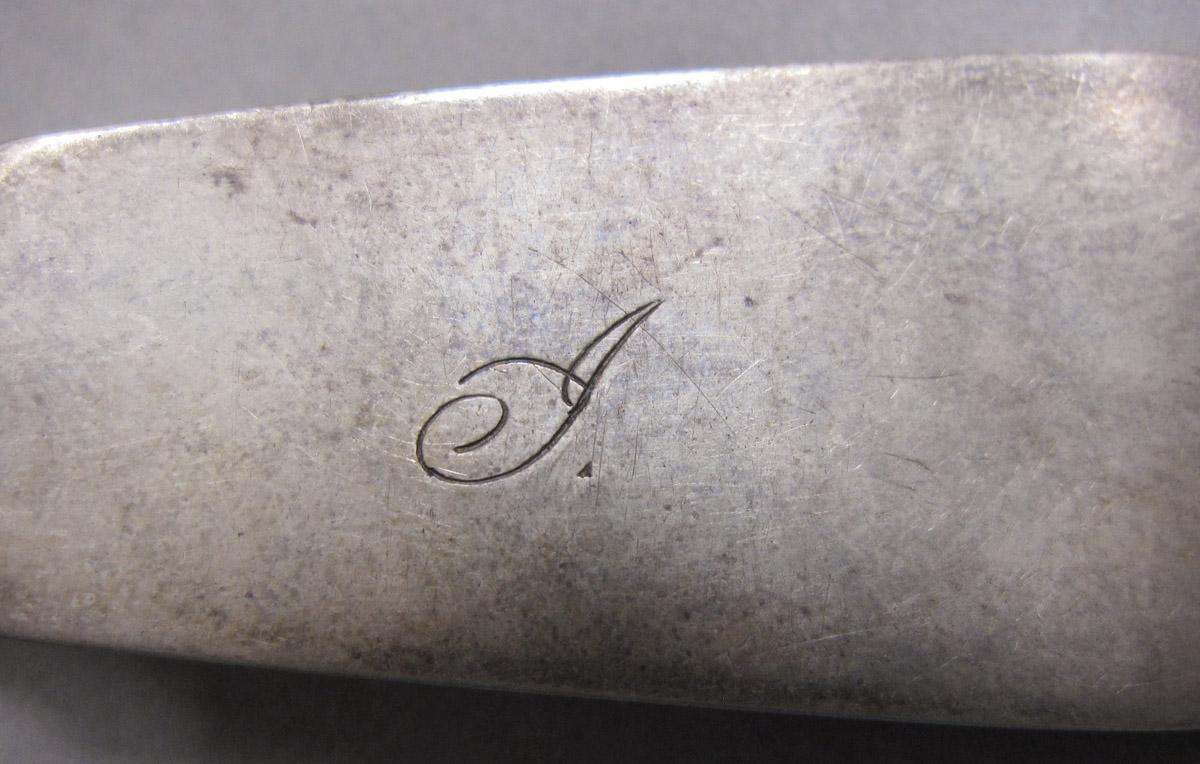 1970.0141 Spoon, engraving