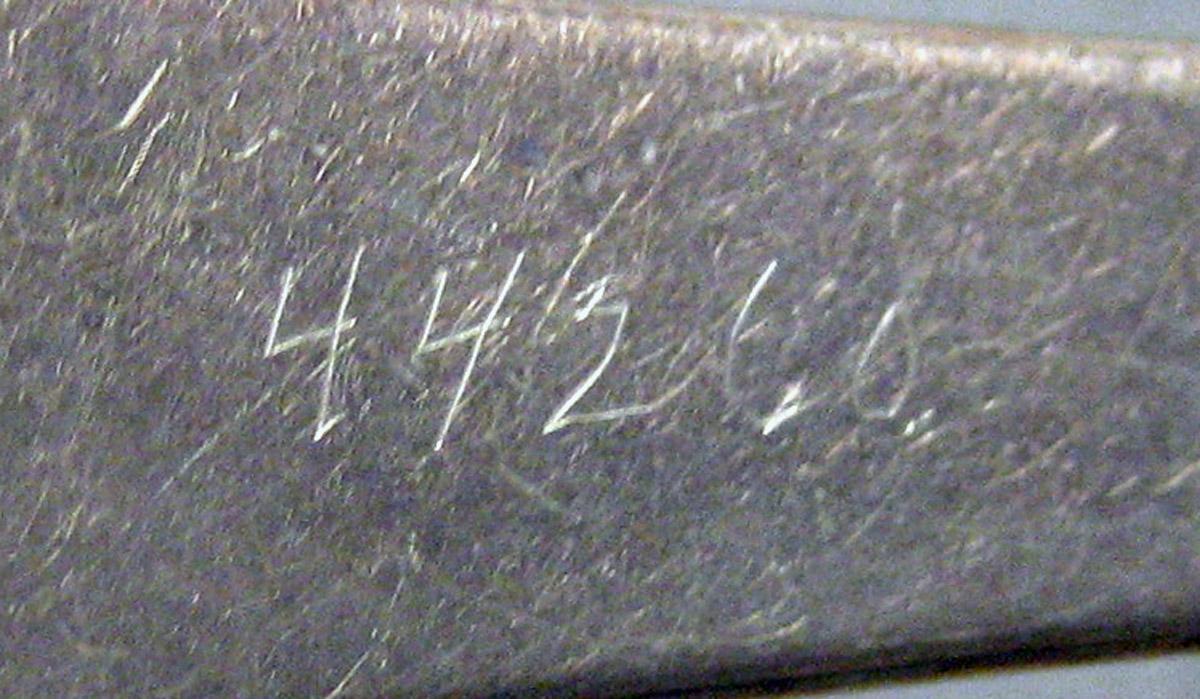 1970.0145 Tablespoon inscription