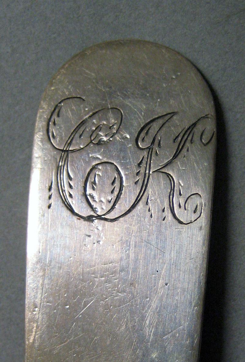 1970.0146 Teaspoon engraving