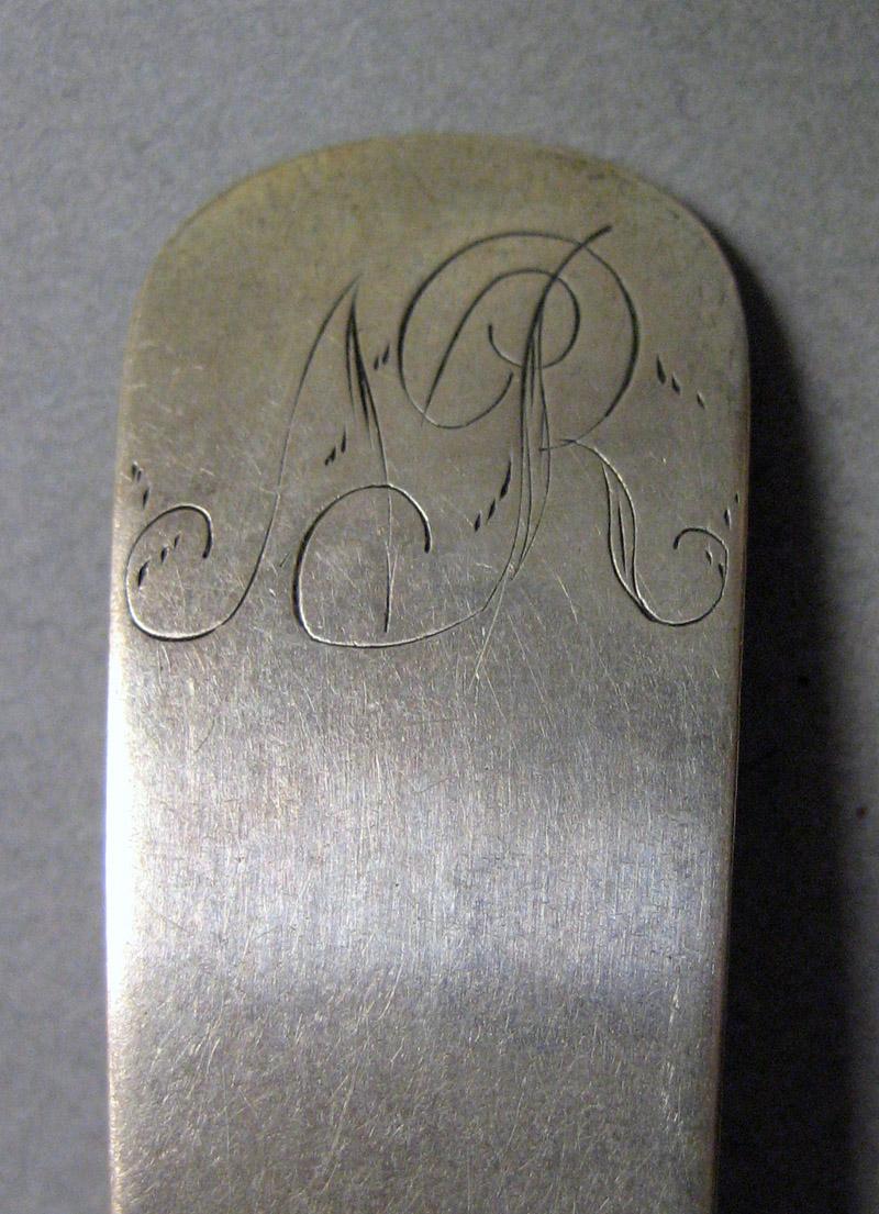 1970.0150 Teaspoon engraving upper surface