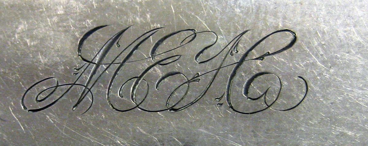 1970.0155 Teaspoon engraving underside