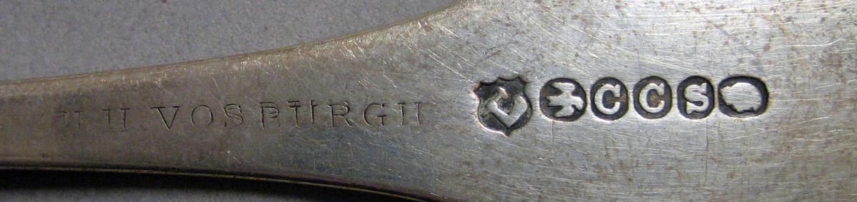 1970.0157 Dessert spoon mark