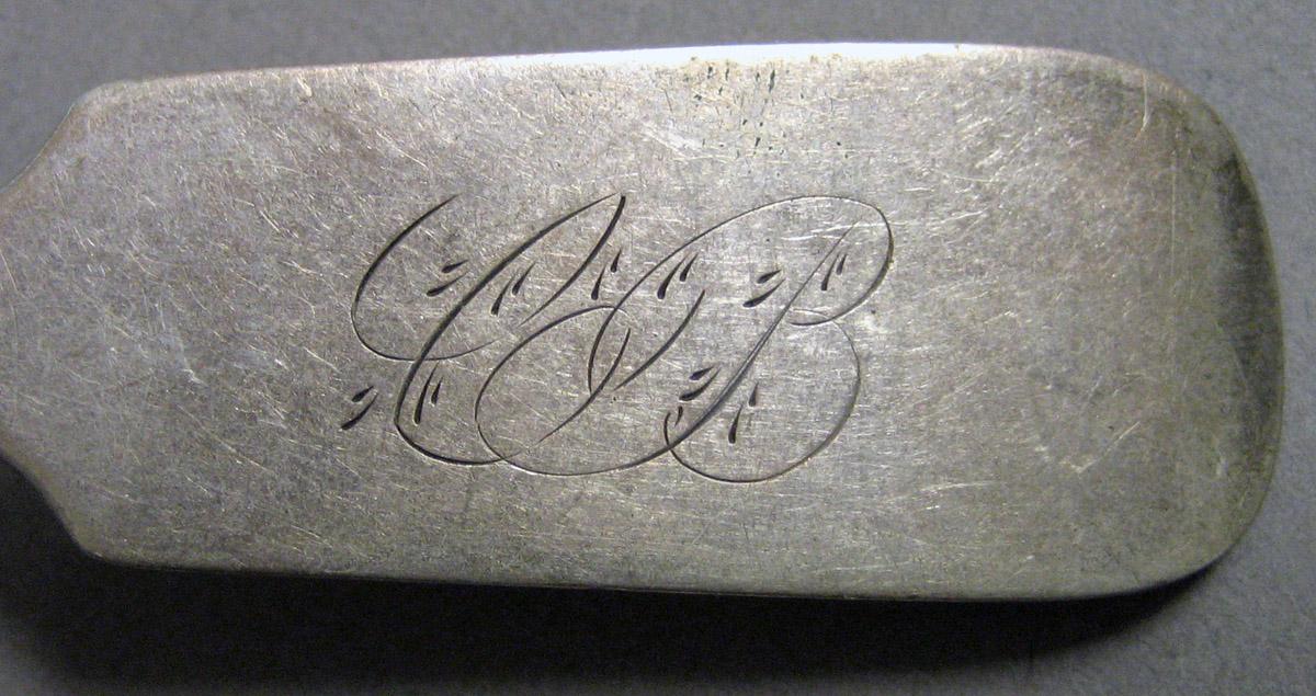 1970.0159 Teaspoon engraving