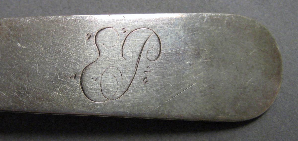 1970.0165 Teaspoon engraving upper surface
