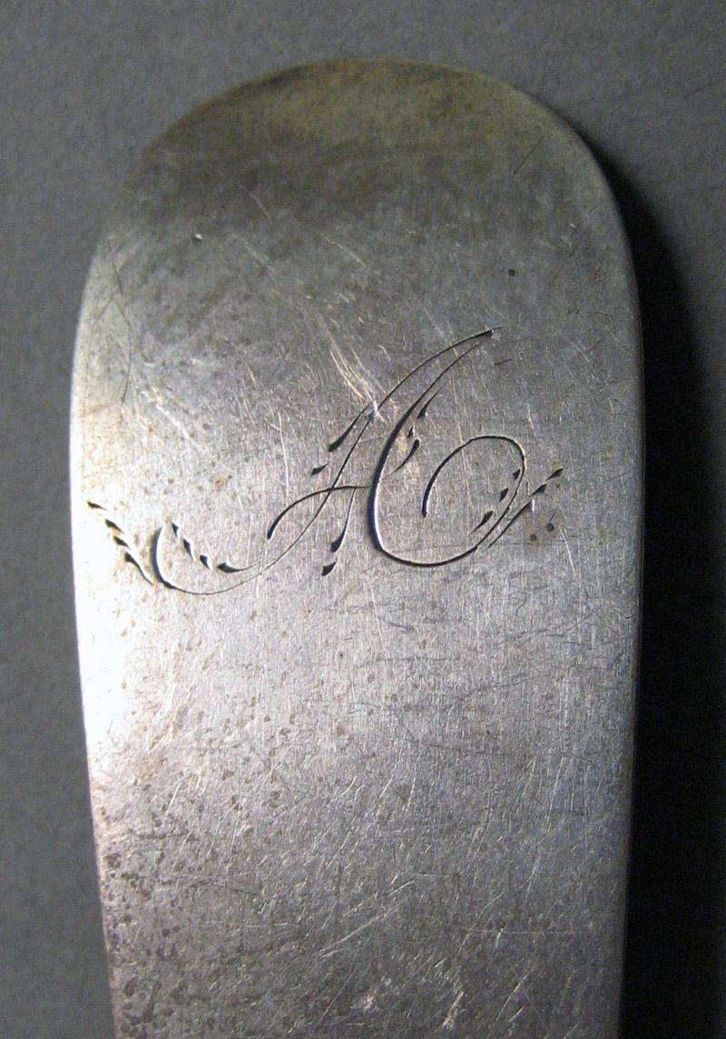 1970.0186 Teaspoon engraving