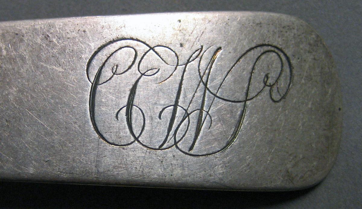 1970.0188 Teaspoon engraving