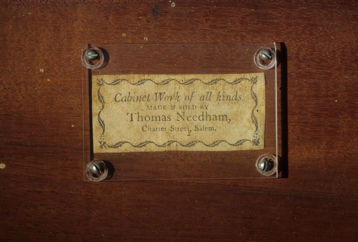 1957.0635 Table, detail 1