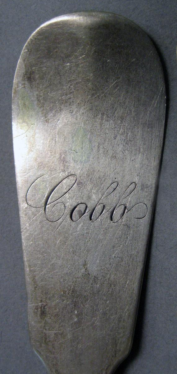 1970.0190 Teaspoon engraving