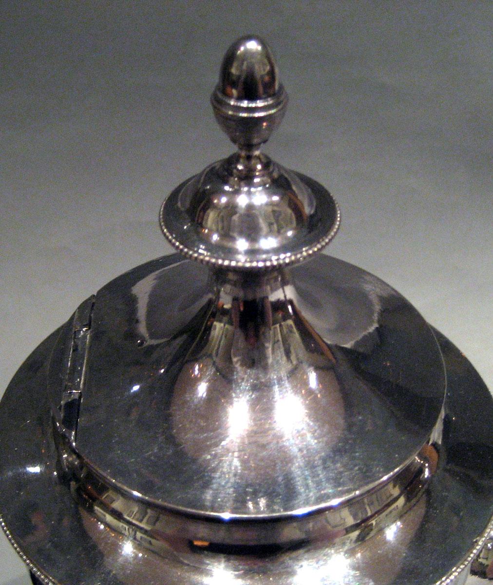 1970.0192.001 Silver Teapot lid