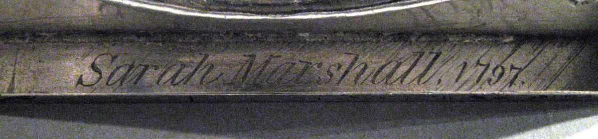 1970.0192.002 A, B Silver Sugar Bowl engraving 2