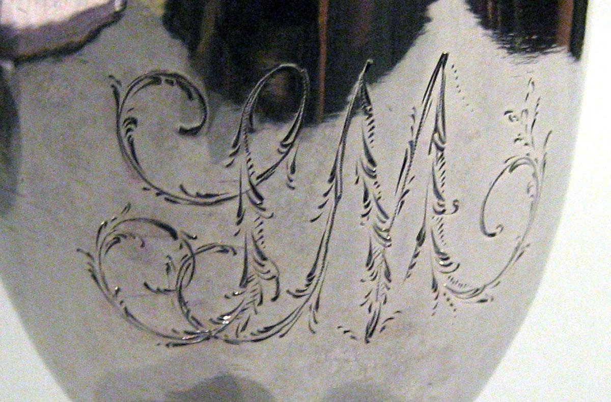 1970.0192.003 Silver Pitcher engraving 1