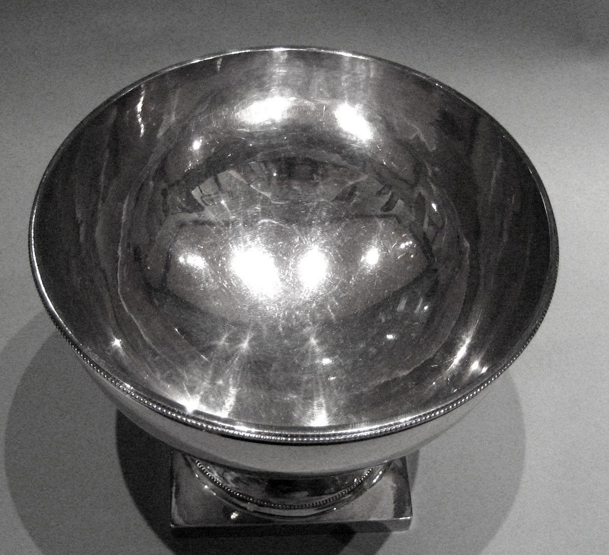 1970.0192.004 Silver Waste Bowl interior