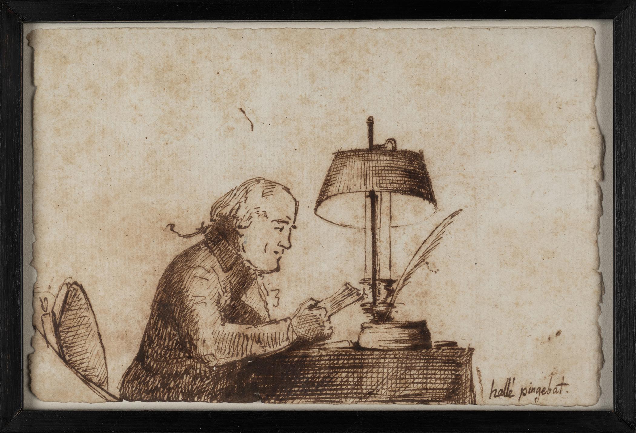1957.0641 A Drawing, Ink drawing, overall