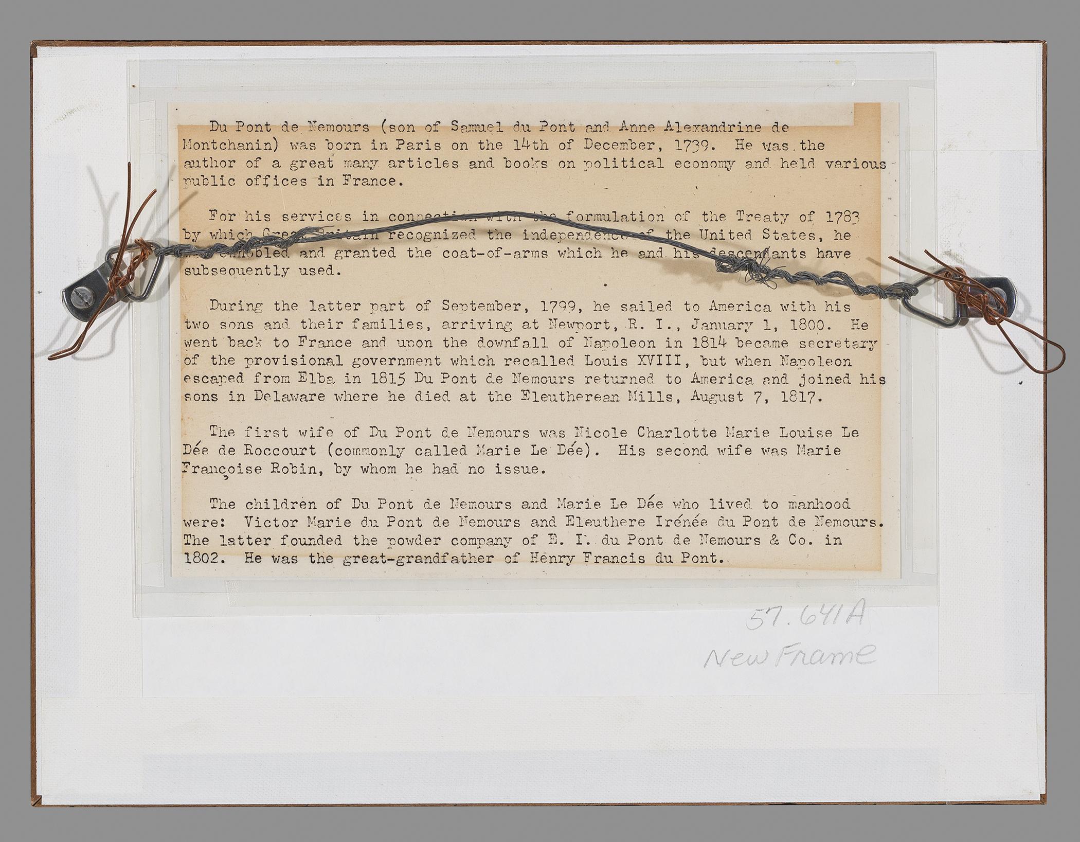 1957.0641 A Drawing, view 1, reverse