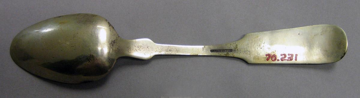 1970.0231 Dessert spoon underside