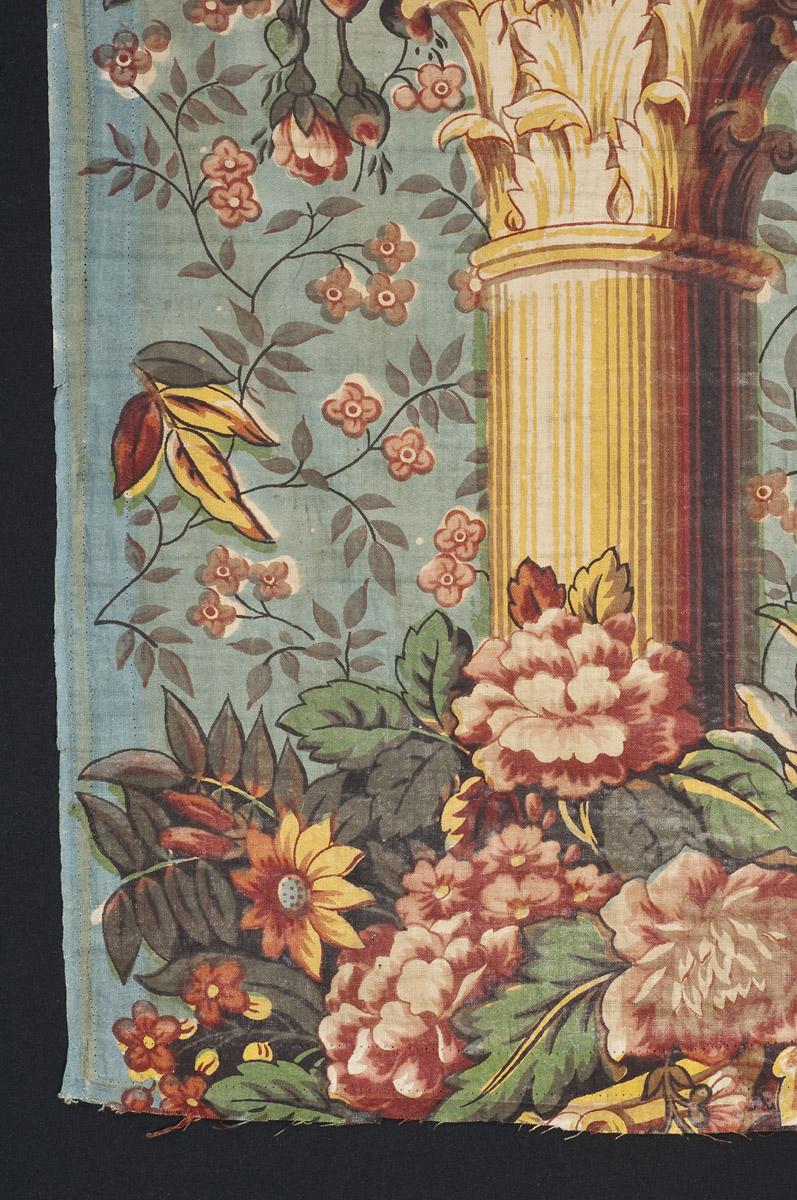 1970.0235 Textile, printed, detail 2