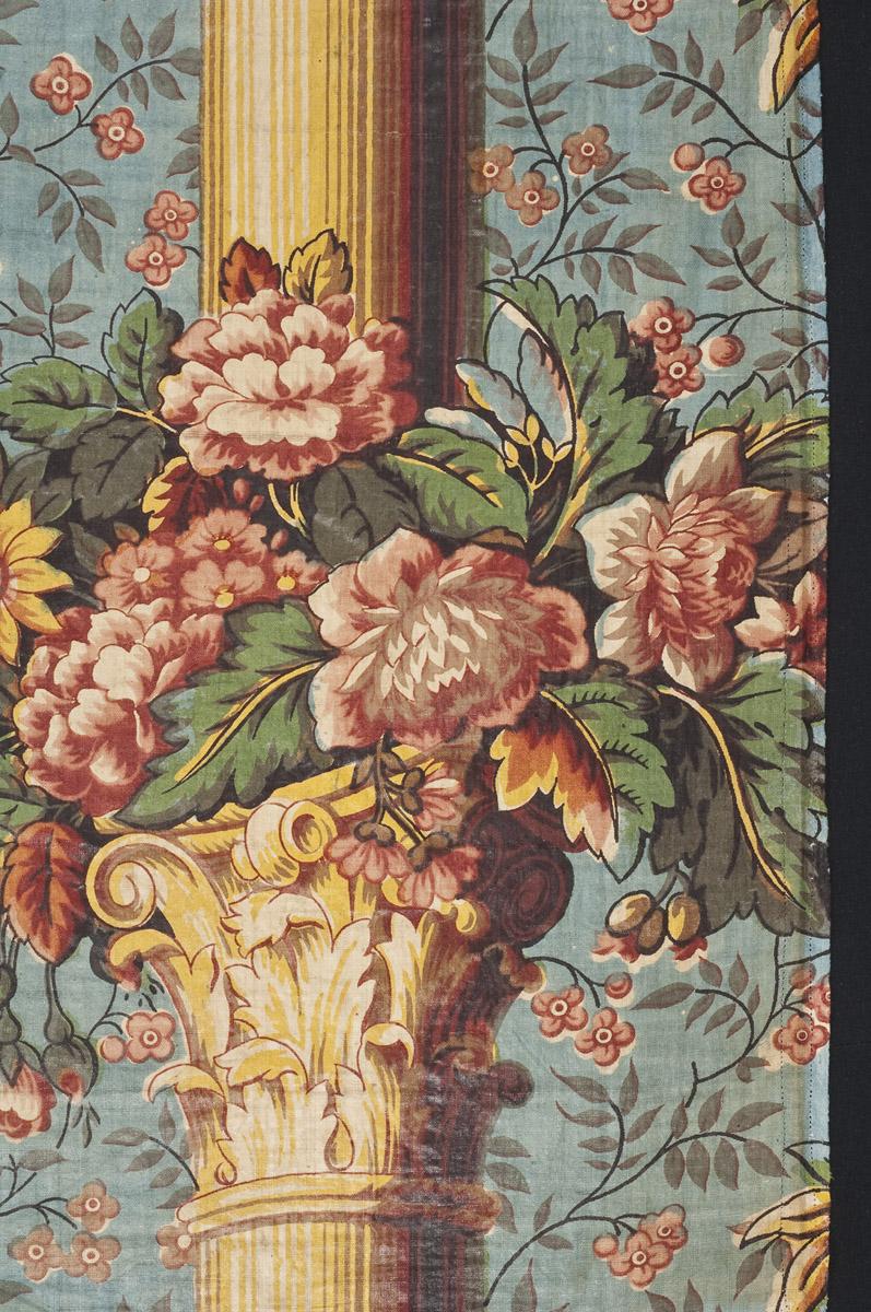 1970.0235 Textile, printed, detail 3