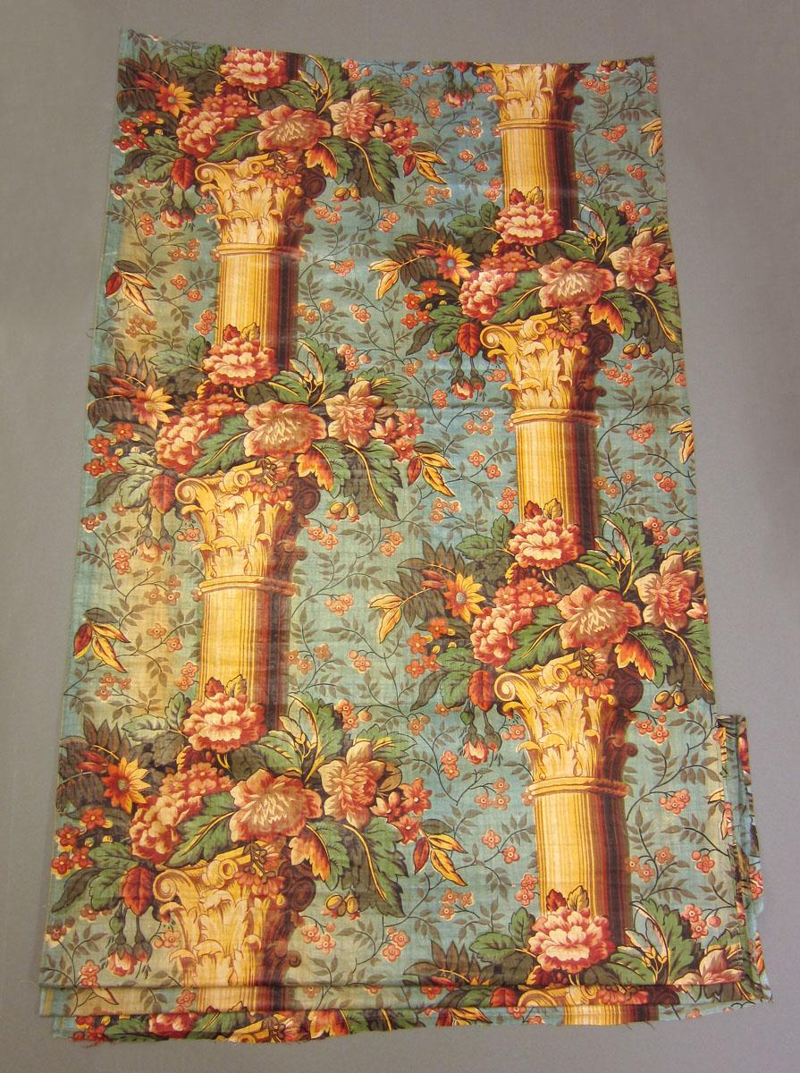 1970.0235 Textile, printed partial obverse