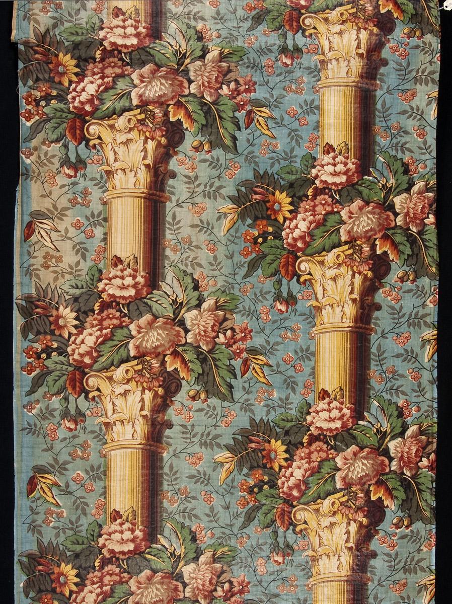 1970.0235 Textile, printed, detail, Book image C240
