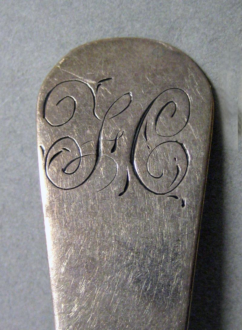1970.0243 Teaspoon engraving