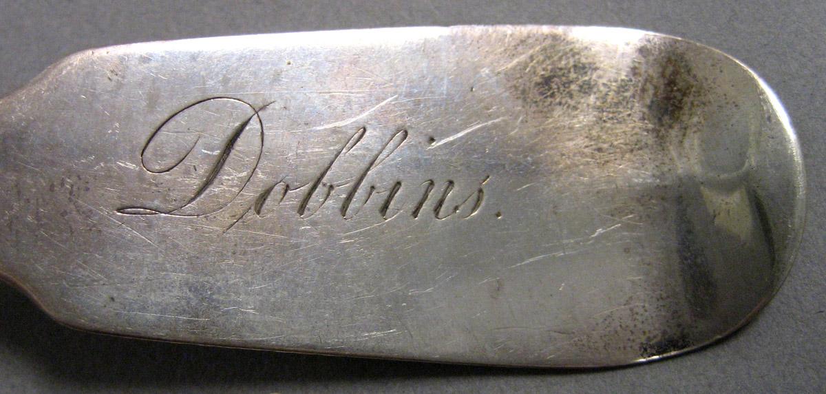 1970.0250 Teaspoon engraving