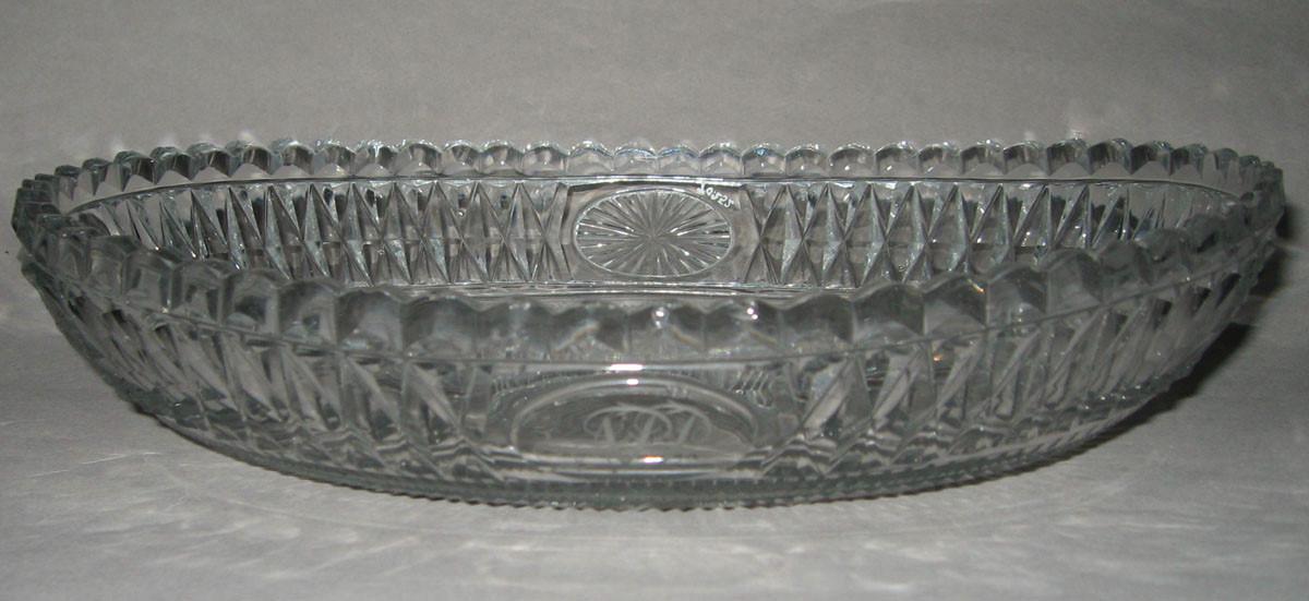 1970.0252 Lead glass dish, view 2