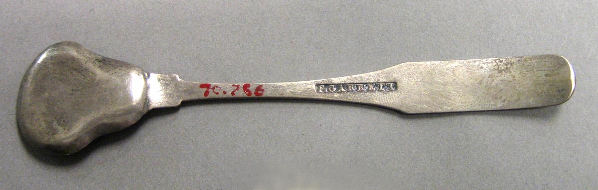 1970.0256 Salt spoon underside