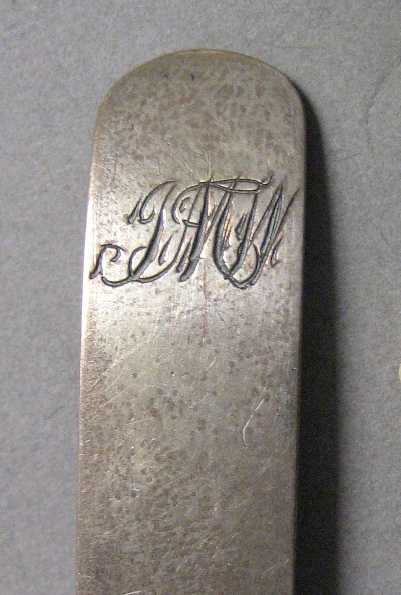 1970.0256 Salt spoon engraving