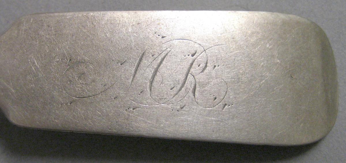 1970.0258 Teaspoon engraving