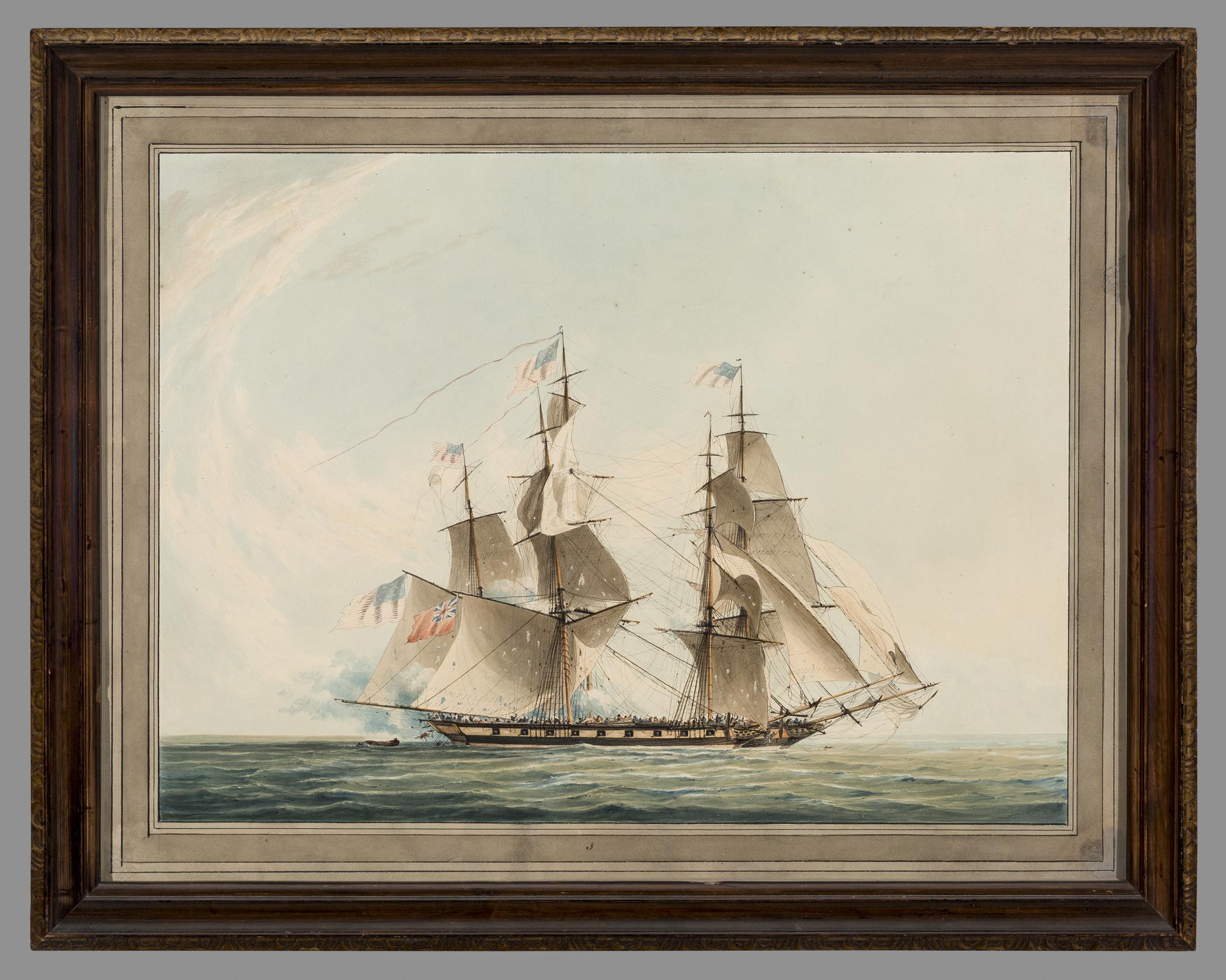 1957.0643.003 A Watercolor, B Frame, view 1