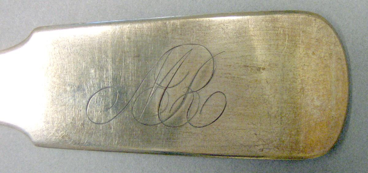 1970.0297 Silver Spoon engraving
