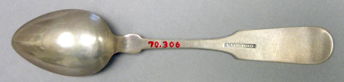 1970.0306 Silver Spoon underside